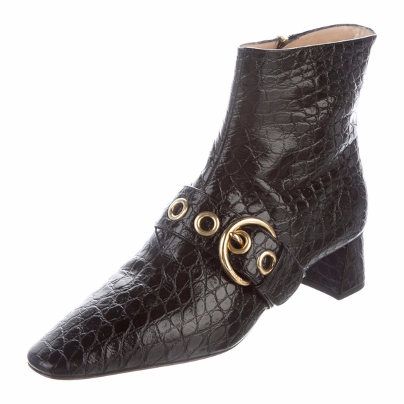 NWB Prada Leather Boot US 6 | IT 36 - Picture 1 of 7